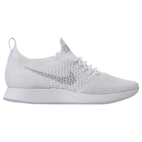 Nike Women S Air Zoom Mariah Flyknit Racer Casual Shoes White Modesens