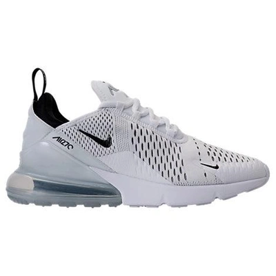 Shop Nike Men's Air Max 270 Casual Shoes In White/black/white