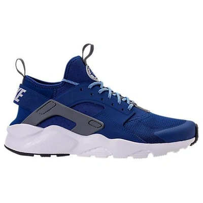 Shop Nike Men's Air Huarache Run Ultra Casual Shoes, Blue