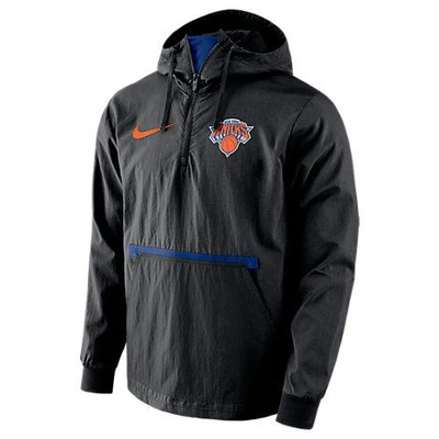Shop Nike Men's New York Knicks Nba Packable Jacket, Black