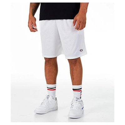 Champion Men's Classic Mesh Shorts, White | ModeSens