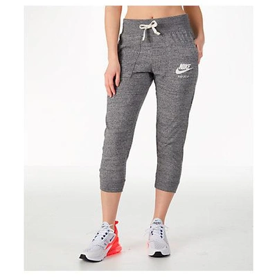 Shop Nike Women's Gym Vintage Jogger Capris, Grey