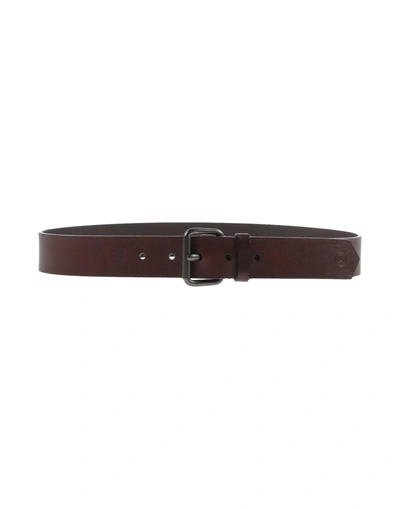 Shop Álvaro González Belt In Dark Brown