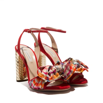 Shop Casadei Daytime In Flame Red