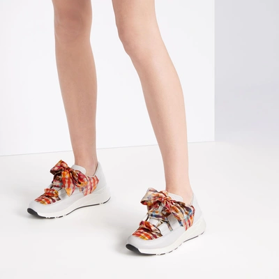 Shop Casadei Runners In White