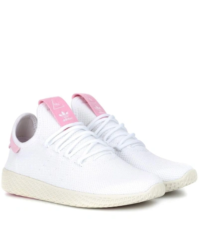 Shop Adidas Originals By Pharrell Williams Pharrell Williams Tennis Hu Sneakers In White