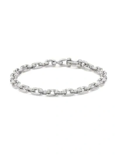 Shop David Yurman Sterling Silver Link Chain Bracelet