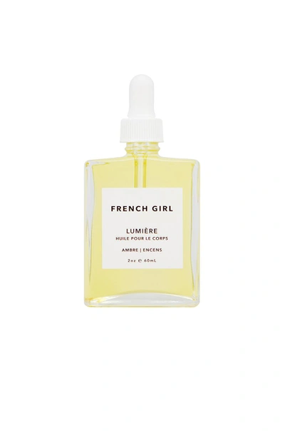 French Girl Lumiere Ambre Body Glow Oil, 2-oz. In Ambre & Encens
