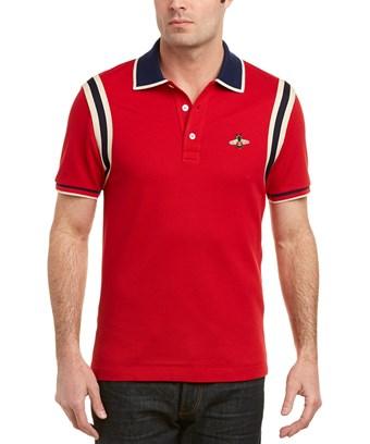 red gucci polo