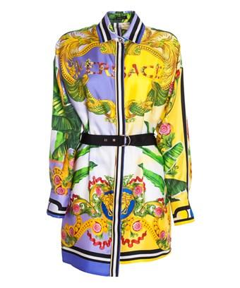 versace women's silk shirt