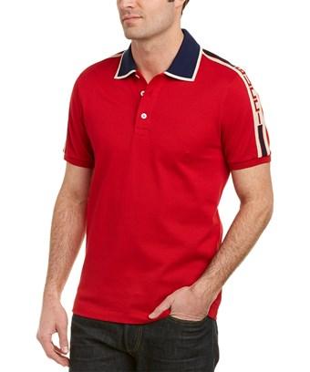gucci red polo shirt