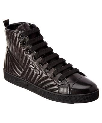 prada quilted leather sneaker