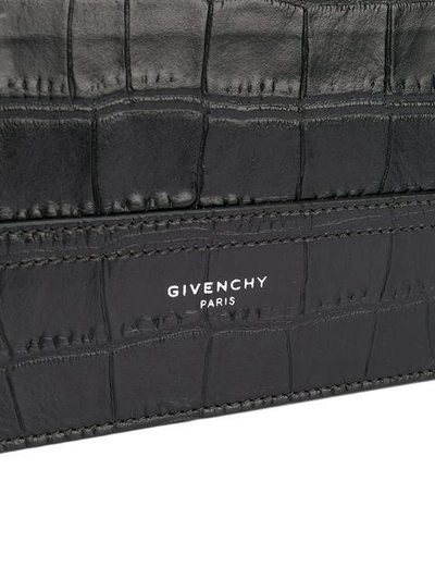 Shop Givenchy Embossed Messenger Bag