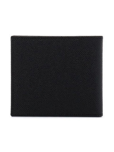 Shop Dolce & Gabbana Metal Logo Embellished Wallet In Black