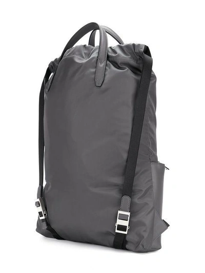 Shop Fendi Backpack With Appliqué