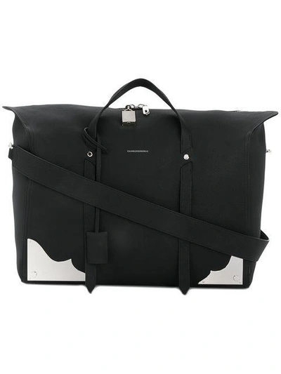 Shop Calvin Klein 205w39nyc Duffle Tote Bag In Black