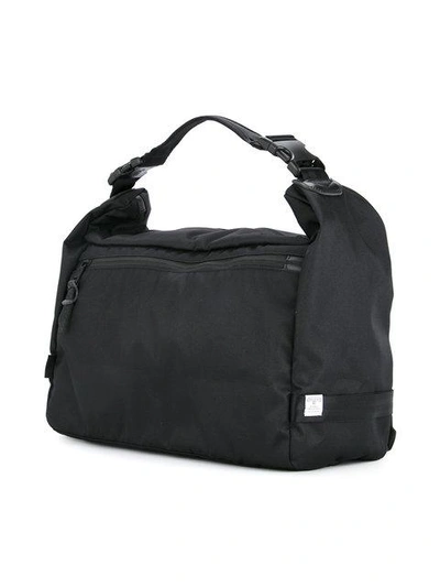 Shop As2ov Cordura Shoulder Bag In Black