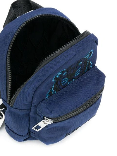 Shop Kenzo Mini Tiger Backpack - Blue