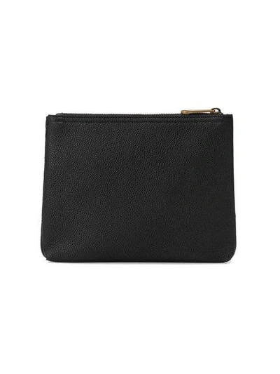 Shop Gucci Print Pouch In Black