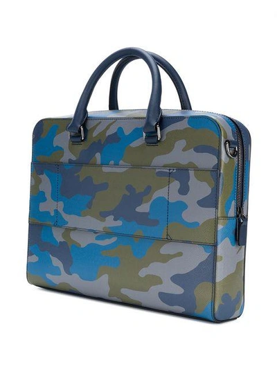 Shop Michael Michael Kors Harrison Camouflage-print Briefcase