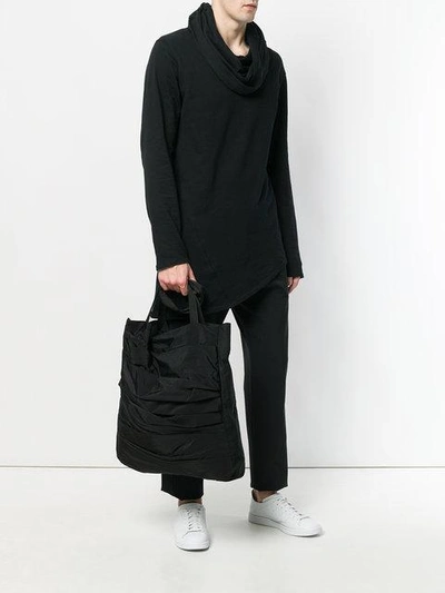 Shop Alchemy Folded Style Shoulder Bag In Black