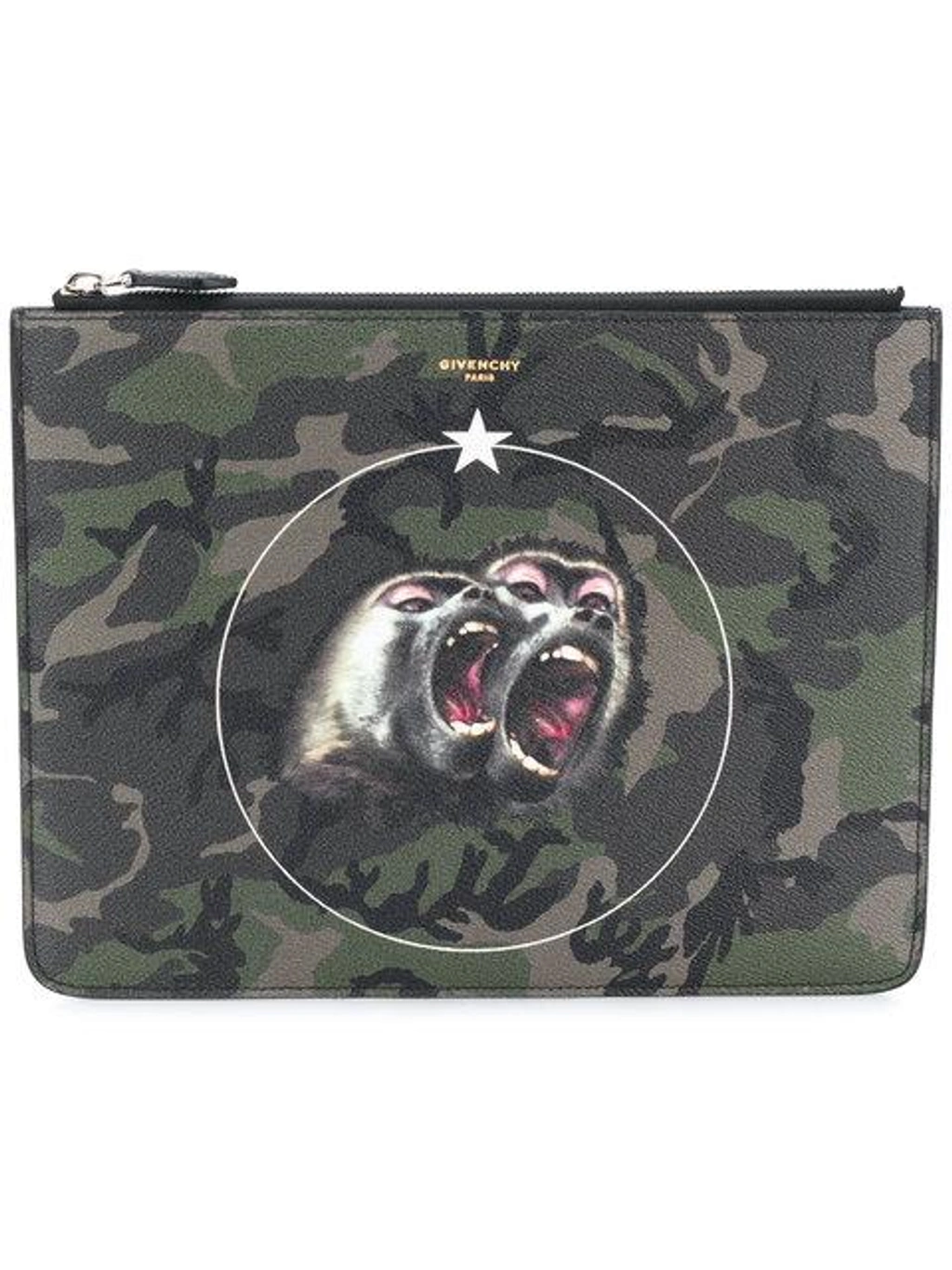 Givenchy monkey brothers clutch discount