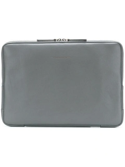 Shop Horizn Studios 15” Zipped Laptop Case In Grey
