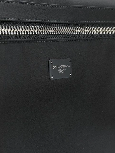 Shop Dolce & Gabbana Branded Strap Messenger Bag In 8b956