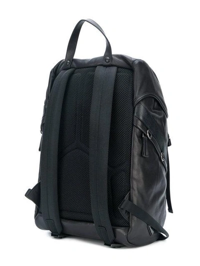 Shop Prada Classic Backpack In Black