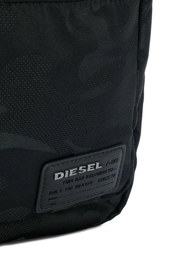 Shop Diesel Military Style Backpack - Black