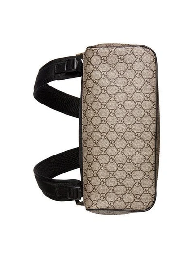 Shop Gucci Kingsnake Print Gg Supreme Backpack In Nude & Neutrals