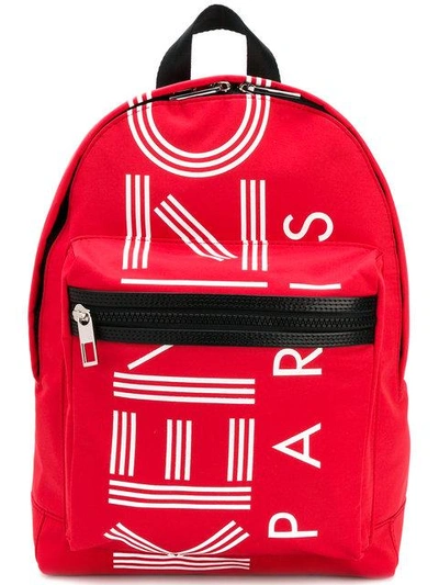 Shop Kenzo Sport Medium Backpack In Red
