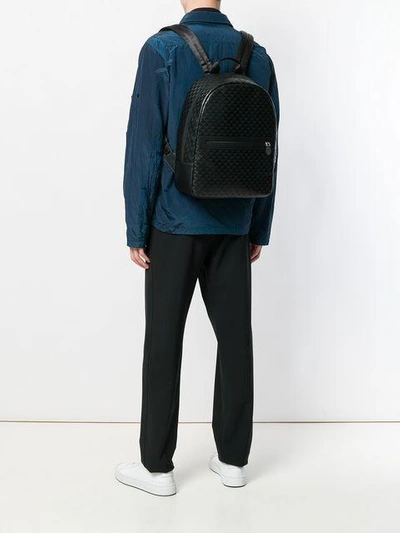Shop Emporio Armani Regular Shape Backpack In Black