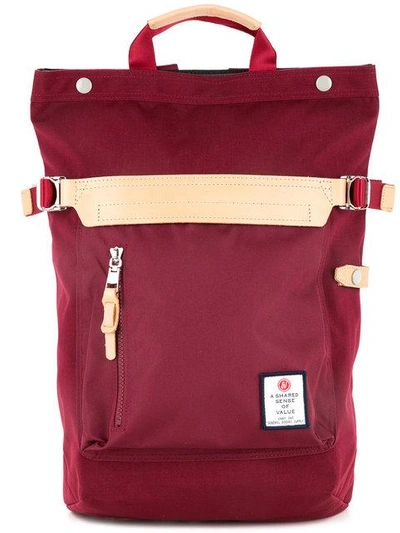 Shop As2ov Hidensity Cordura Nylon 2way Bag In Red