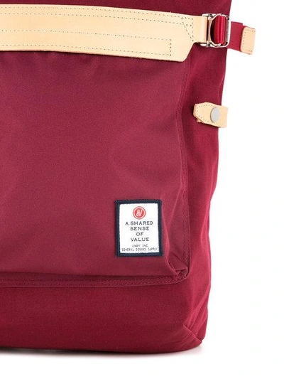 Shop As2ov Hidensity Cordura Nylon 2way Bag In Red