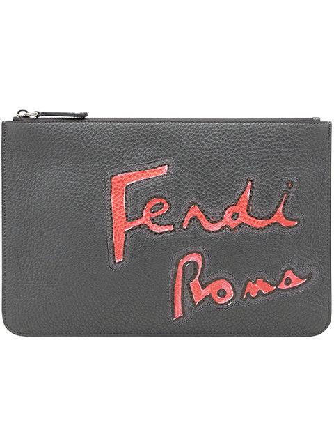 fendi roma clutch