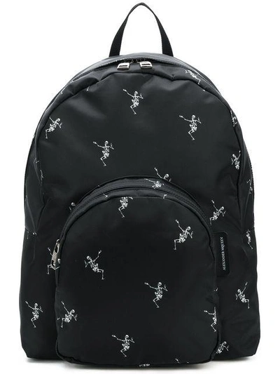 Shop Alexander Mcqueen Funny Bones Backpack