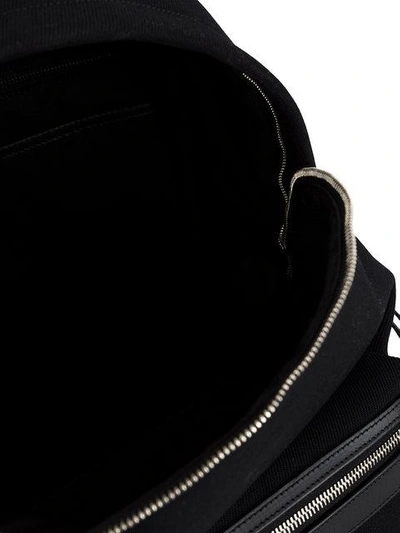 Shop Saint Laurent City Embroidered Backpack In Black