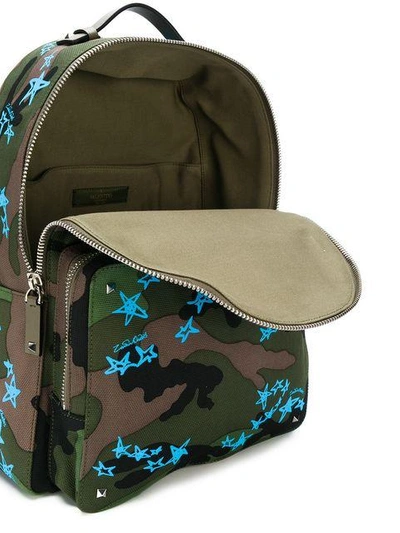 camouflage star print backpack