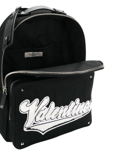 Shop Valentino Rockstud Backpack In Black