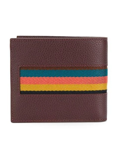 Shop Paul Smith Bright Stripe Webbing Billfold Wallet