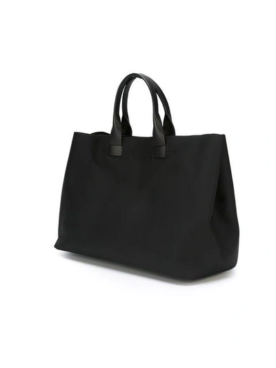 Shop Troubadour 'fabric & Leather' Handtasche In Black