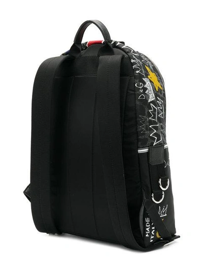 Shop Dolce & Gabbana Graffiti Backpack - Multicolour