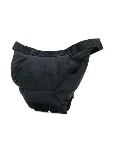 Shop Ktz Zip Pocket Belt Bag In Black