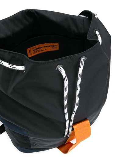 Heron Preston Backpack & Fanny Pack In Black