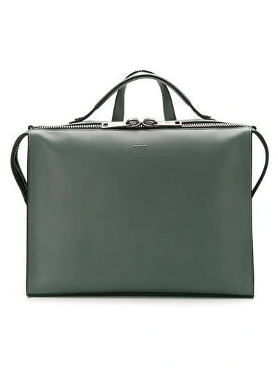 Shop Fendi Top Zip Shoulder Bag