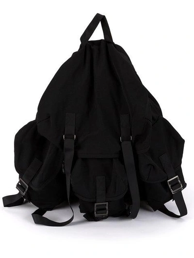 Shop Yohji Yamamoto Multi Pocket Backpack