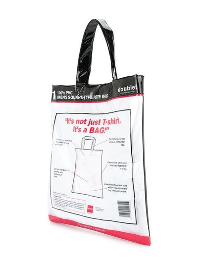 Shop Doublet Deadstock Package Tote - White