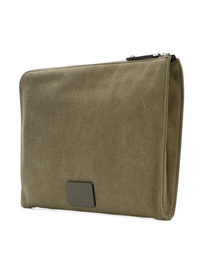 Shop Valentino Garavani Bordado Clutch - Green