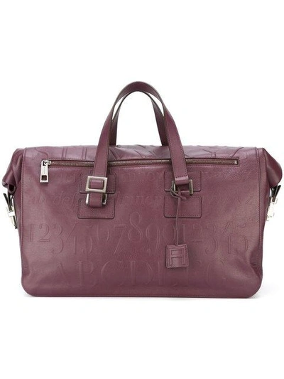 Shop Assouline 'didot' Holdall - Purple